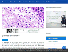 Tablet Screenshot of disenteria.org